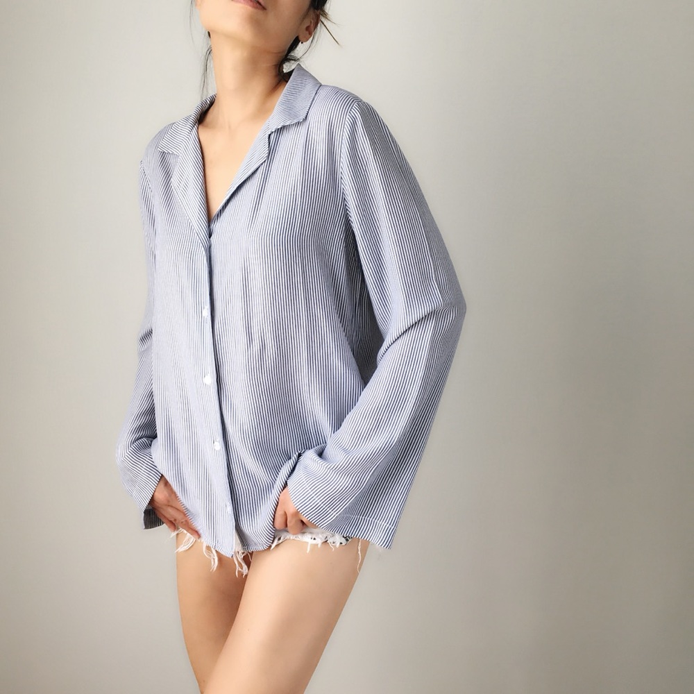 Cape cod style relax shirt top - Picture 5 of 5